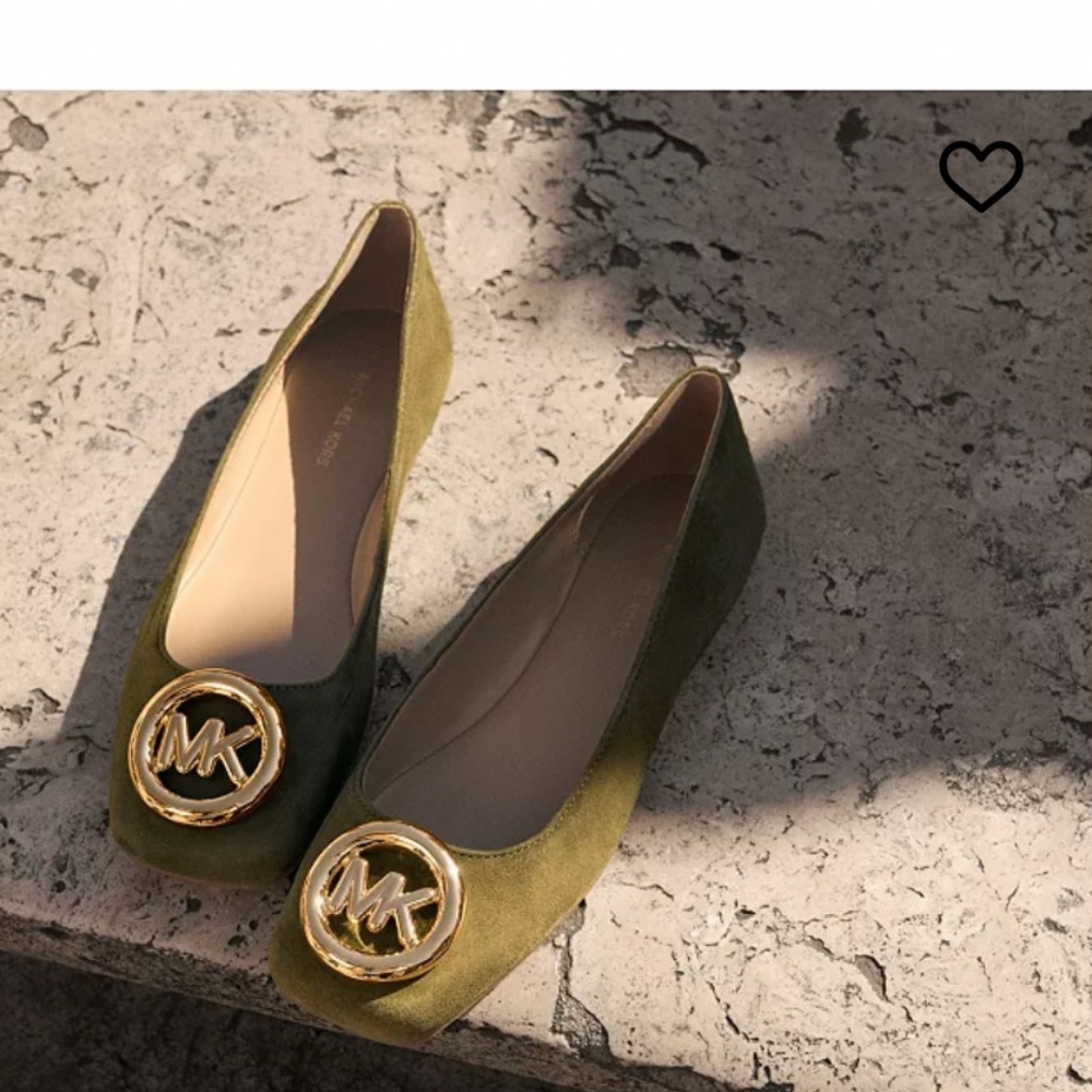New Michael Kors Women Suede Milan Ballet Flats